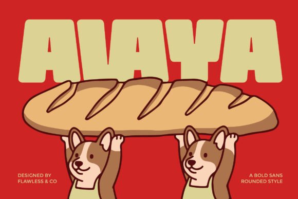 Avaya Typeface: Bold Rounded Display Fonts for Campaigns