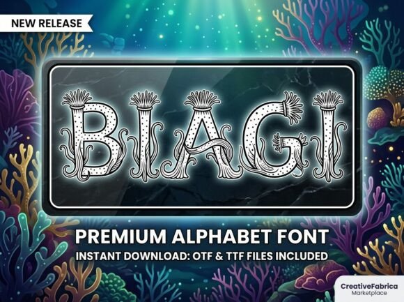 Biagi: The Aquatic Display Typeface for Elegant Branding