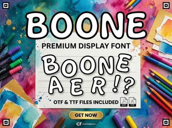 Boone: The Display Font for Bold Branding