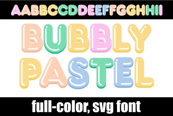 Bubbly Pastel: The Premium SVG Font for Marketers