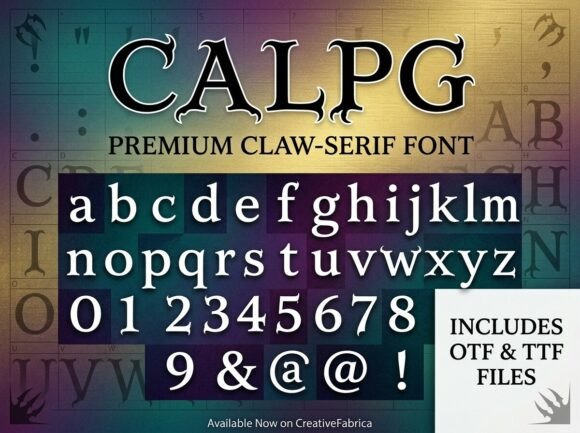 Calpg Typeface: A Designer’s Guide to Bold Branding