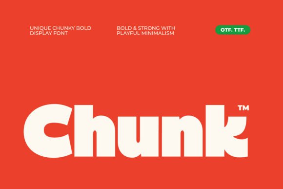 Chunk Typeface for Bold Editorial Headers