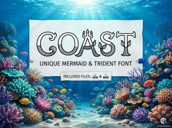 Coast Typeface for Bold Brand Identity