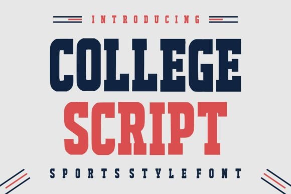 College Script: A Bold Typeface for Editorial Design