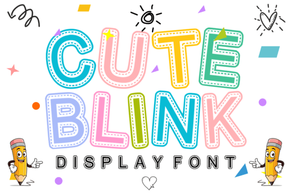Cute Blink Font for Small Business Branding