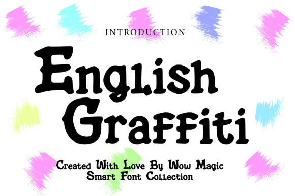 English Graffiti: A Bold Slab Serif Display Font
