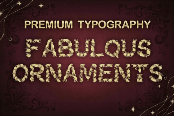 Fabulous Ornaments Font for Elegant Maker Designs