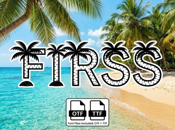 Firss: The Vacation Typeface for Coastal Brands