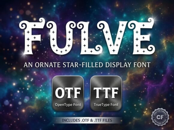 Fulve: A Decorative Font for Editorial Design