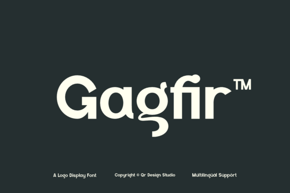 Gagfir Typeface for Bold Branding Projects