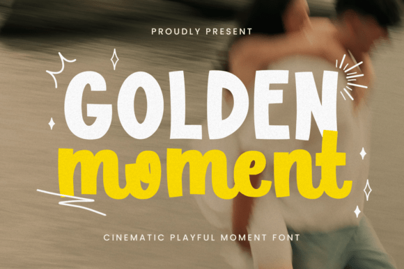Golden Moments Font for Elegant Branding