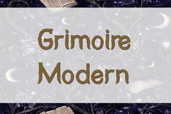Grimoire Modern Typeface for Branding