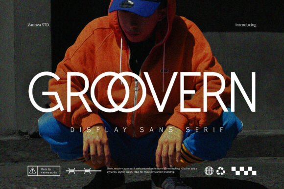 Groovern: A Modern Sans Serif Display Font for Web Design