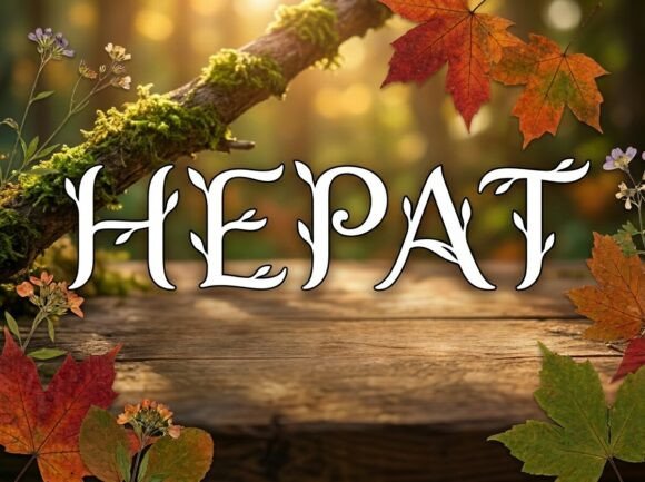 Hepat Display Font for Small Business Branding