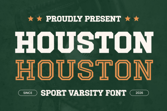 Houston Varsity: The Bold Slab Serif for Impactful Design