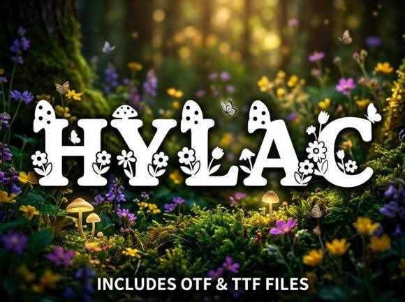 Hylac: The Decorative Display Font for Makers
