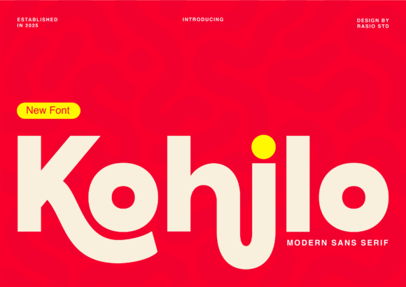 Kohilo Font: Bold Sans Serif for Makers
