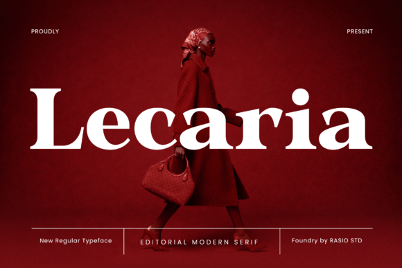 Lecaria: A Modern Editorial Serif Font for Web Design