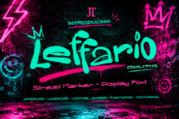 Leffario Font for Bold Street-Style Campaigns