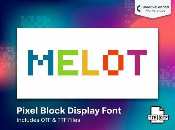 Melot: A Decorative Display Font for Makers