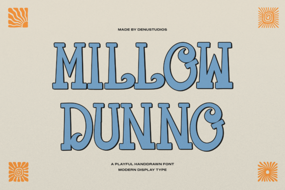 Millow Dunno: The Retro Typeface for Bold Campaigns