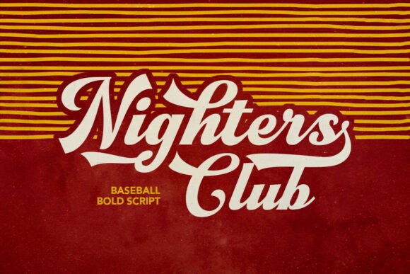 Nighters Club: A Premium Script Typeface for Editorial Design