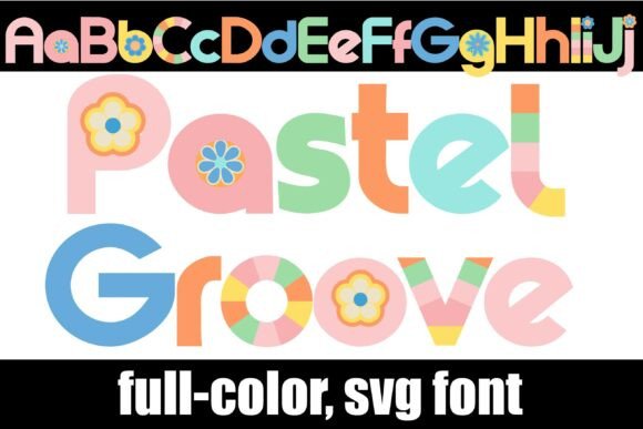 Pastel Groove: A Retro Typeface for Modern Editorial Design