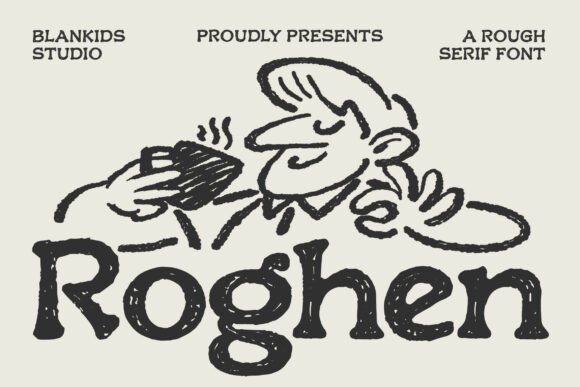 Roghen: A Bold Serif Font for Branding