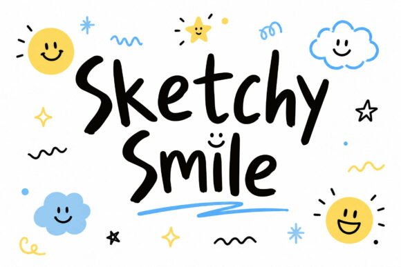 Sketchy Smile: A Playful Script Handwritten Font for Branding