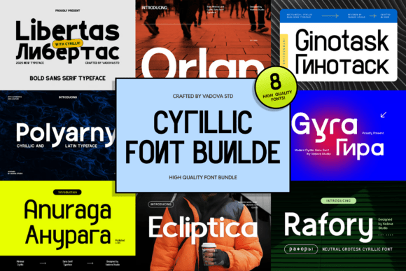 Upgrade Your Brand with Cyrillic Typeface